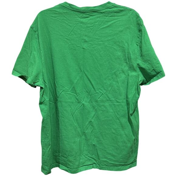 Calvin Klein Tee Shirt Men 2XL Green Logo Graphic Tee T-Shirt Cotton Casual - Picture 2 of 8